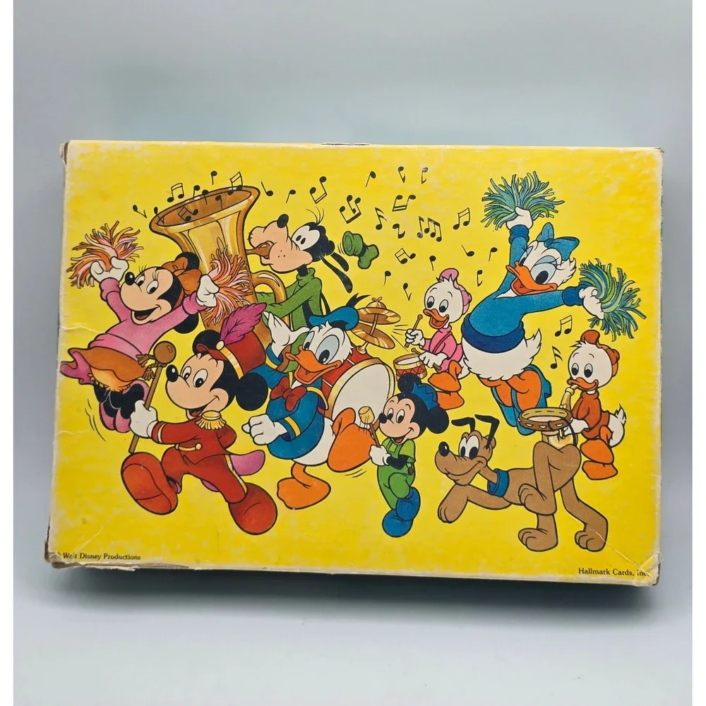 Vintage 70s Springbok Disney Parade 48 Piece Jigsaw Puzzle Mickey Donald PZL1160